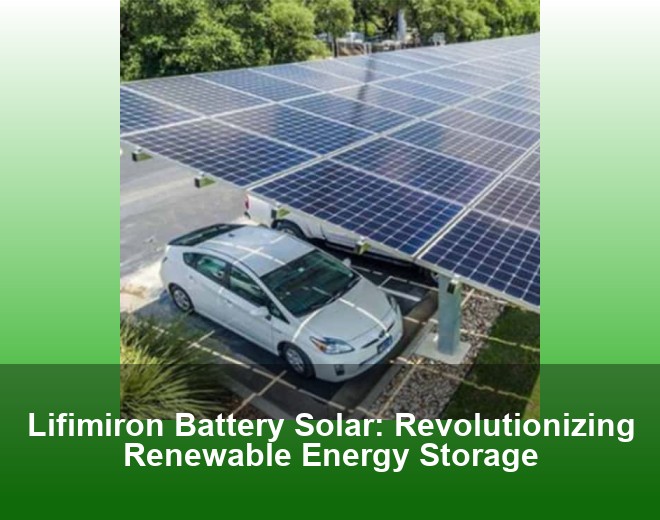 Lifimiron Battery Solar: Revolutionizing Renewable Energy Storage